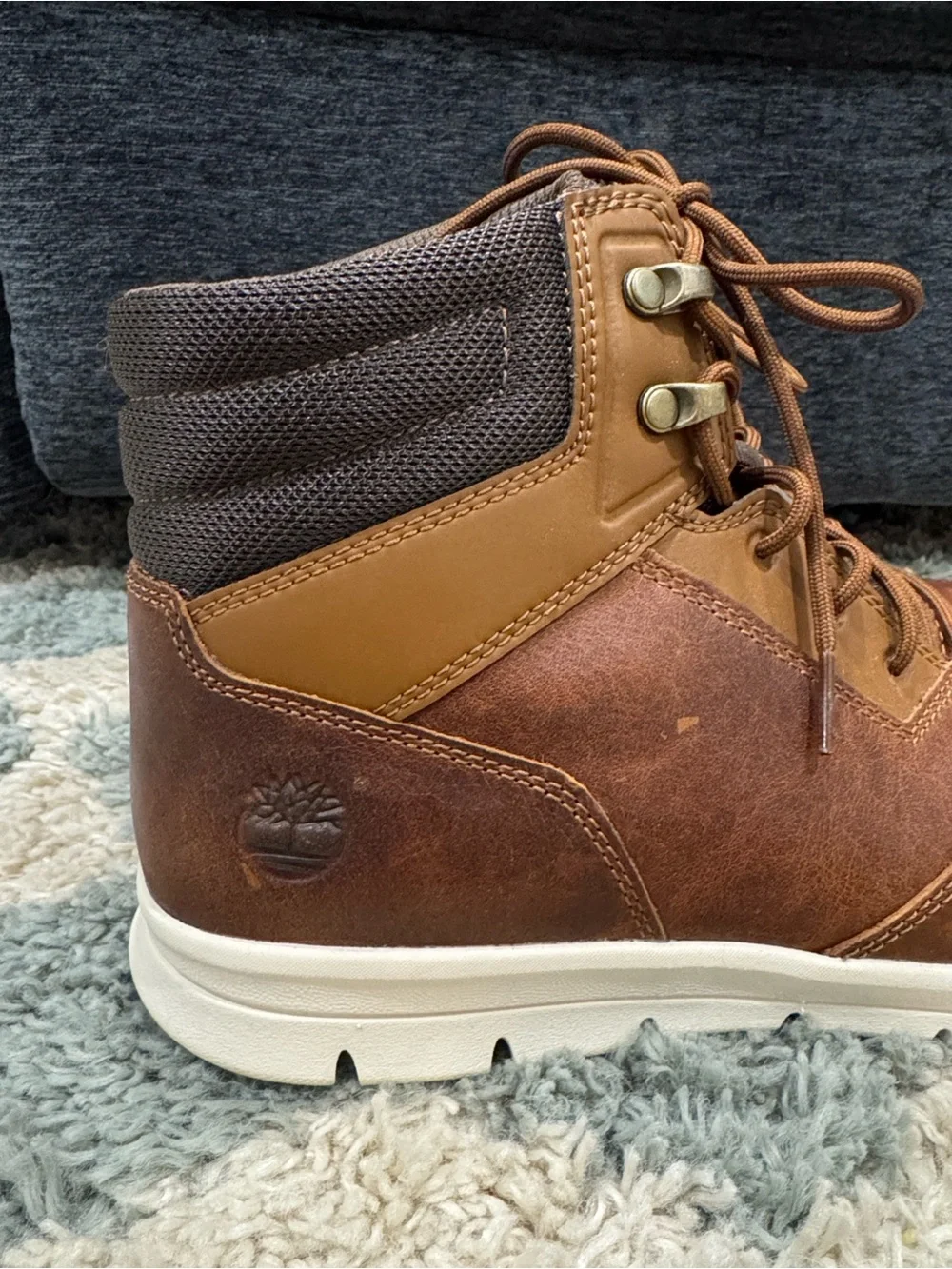 Men’s Timberland Graydon brown leather sneaker boot size 11